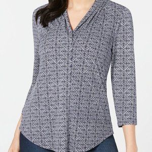 NWT Charter Club Classic Top Navy Size XL